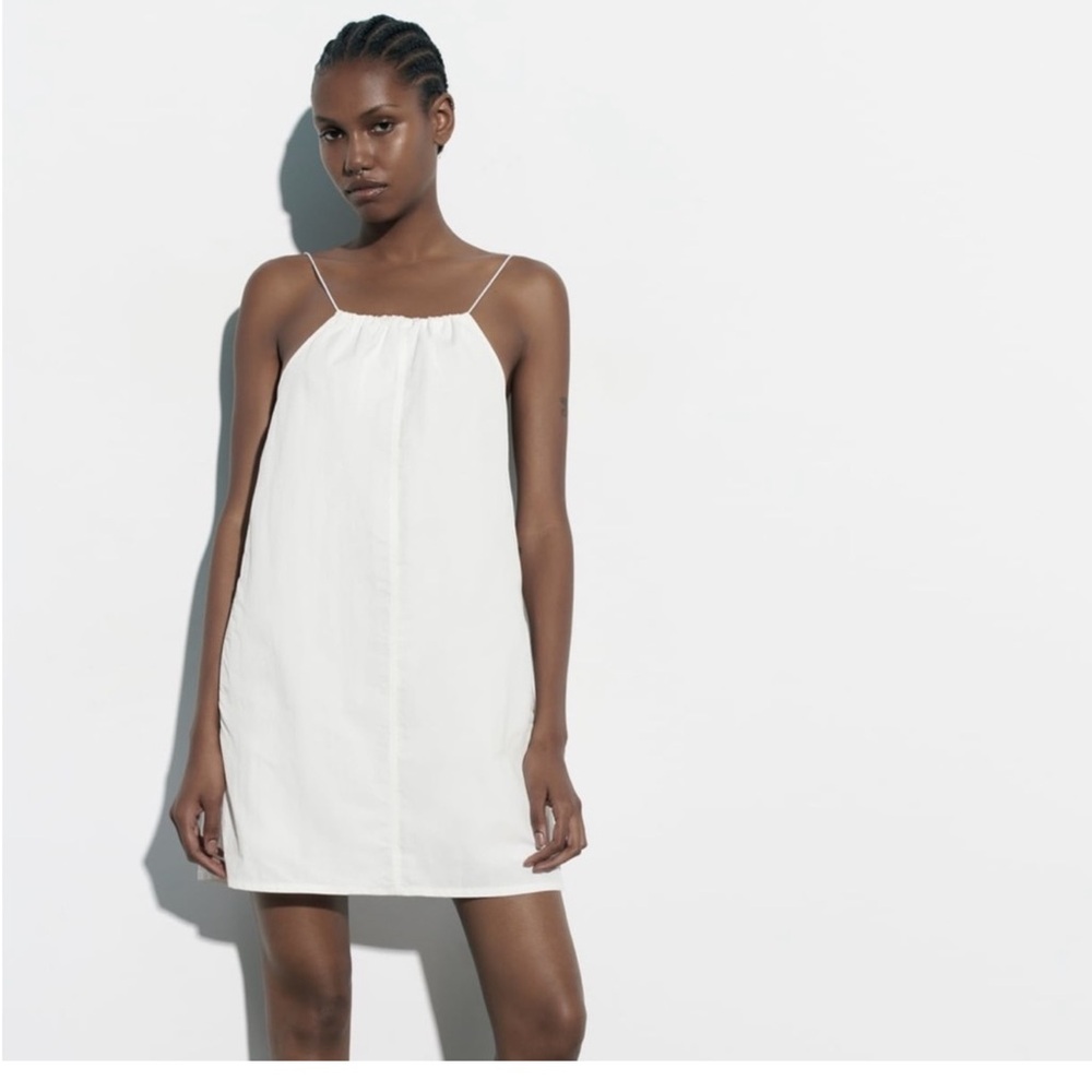 NWOT Zara Nylon Mini dress